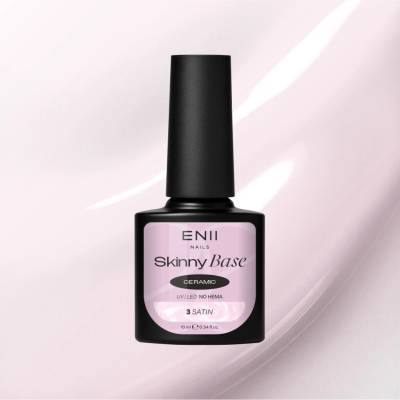 ENII NAILS Skinny Base Ceramic 3 Satin mléčná báze 10 ml