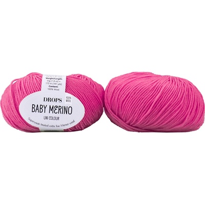 Drops Baby Merino 08 fuchsiová