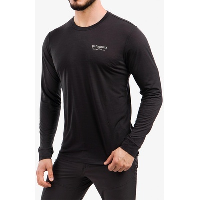 Patagonia L/S Cap Cool Merino Graphic Shirt black