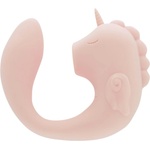 Ünihörn C-Horse - вибратор за G-точка и клиторна стимулация (коралов) - lovesexshop