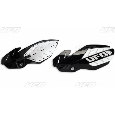 UFO kryty páček FLAME SUZUKI RMZ 250/450 12-17 barva černá/bílá (s upevněním) - nahrazený PM01652001 + PM01678