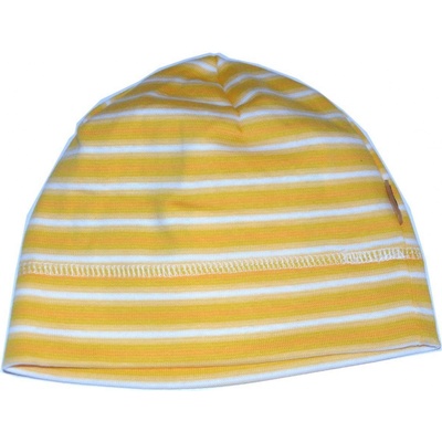 Karpet Hugo 03 čepice bavlna pruhy C žlutá+bílá