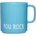 Design Letters Чаша с дръжка Favourite You Rock синя (10101008SWMCYOROCK)