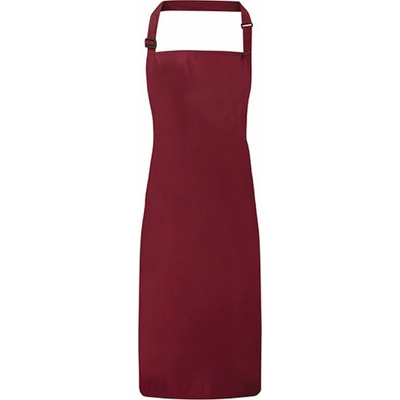 Premier Workwear Voděodolná pracovní zástěra odolná vůči bělícím prostředkům Červená vínová 72x86cm PW115
