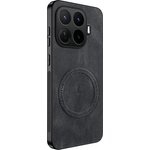 Gigapack Xiaomi 17T Pro GIGAPACK Силиконов калъф за телефон с гръб от напа кожа, MagSafe, ЧЕРЕН (GP-189528)