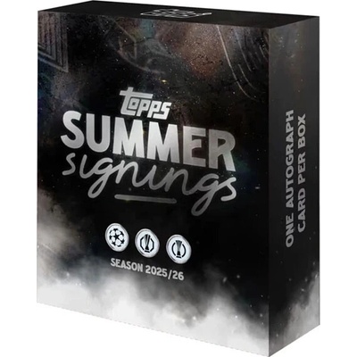 Topps UEFA Club Competitions Summer Signings 2025/2026 Hobby Box