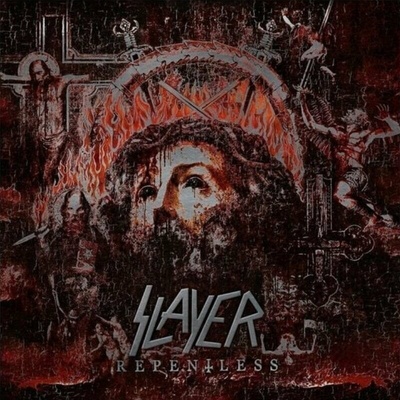 Slayer - Repentless (Indie Exclusive) (Clear Silver Red Splatter Coloured) LP