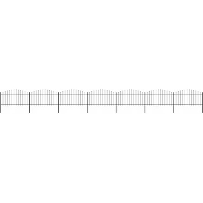Panely vidaXL s hroty, ocel, 1,25-1,5 x 11,9 m
