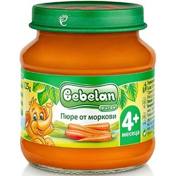 Bebelan био пюре морков - 125 г