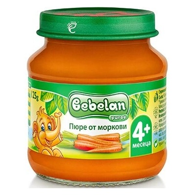 Bebelan био пюре морков - 125 г