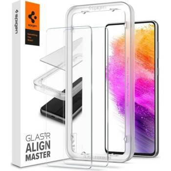 Spigen Протектор от закалено стъкло /Tempered Glass/ за Samsung Galaxy A73, 2 броя, прозрачен (AGL04341)