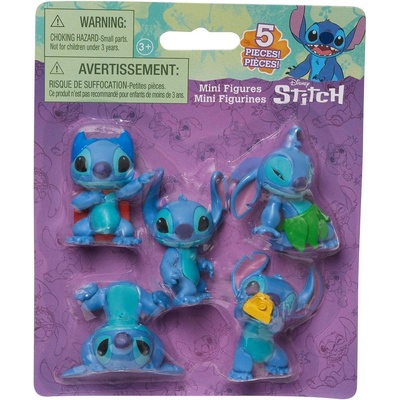 Disney Stitch Stitch 5 мини фигури Пикник (1011045f)