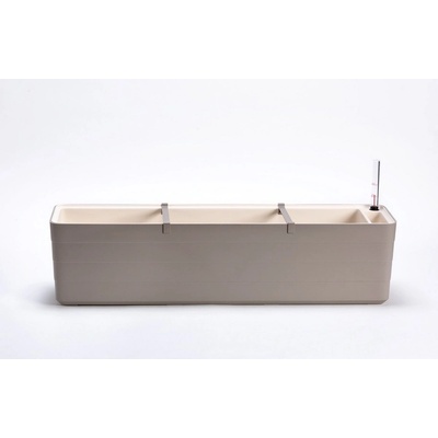 Plastia Samozavlažovací truhlík Berberis 80 sivá + sl. kosť