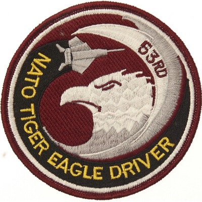 Nášivka textilná 101 Inc Nato Tiger Eagle Driver - farebná