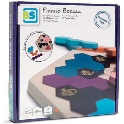 BS Toys Logické puzzle včielky