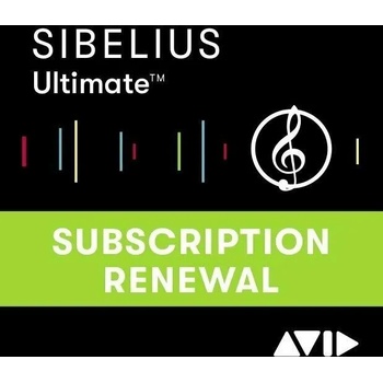 Avid Sibelius Ultimate Subscription EDU Renewal (1 Year)