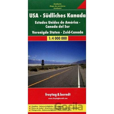 USA, Südliches Kanada 1: 4 000 000 - freytag&berndt