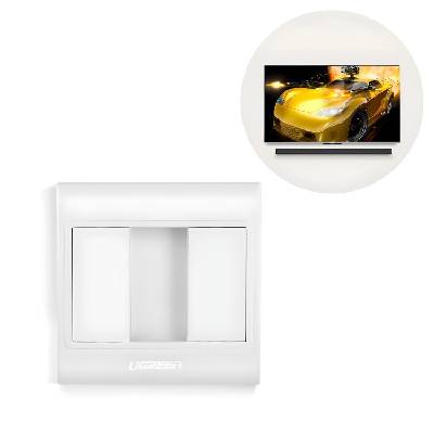 HDMI стенен контакт за рамка тип 86 - Бяла KP32997 (32997)