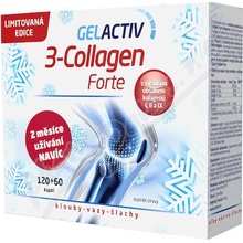 GelActiv 3-Collagen Forte Dárkové 2021 120 + 60 kapslí