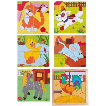 Image 1 of Woodyland Woody - Дървени кубчета 2x2 - Ферма