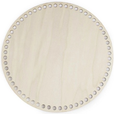 Dno na pletení / výrobu košíků Ø25 cm přírodní sv. 1 ks