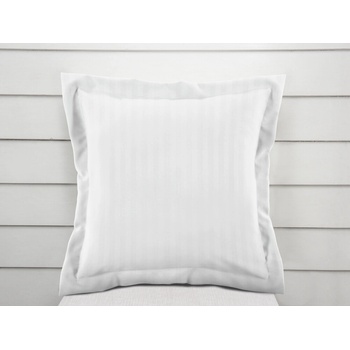 Biante Atlas Grádl s lemom DM-010 biela pásiky 1cm 40 x 40 cm