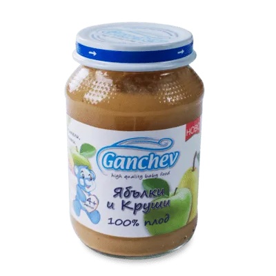 Ганчев пюре 100% Ябълки и круши