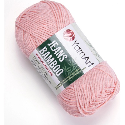 YarnArt Jeans Bamboo 112 - lososová s nádechem do růžova