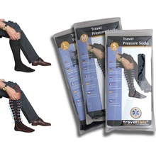 TravelSafe Travel Pressure Socks kompresní podkolenky black
