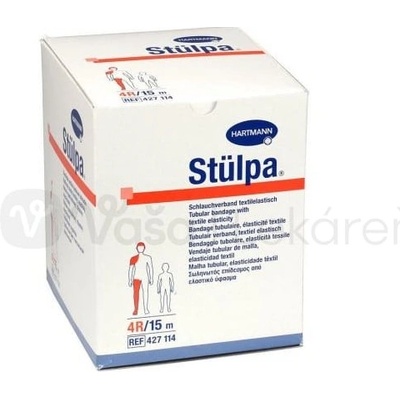 Stülpa Pletený hadicový obväz, veľ. 4R 10 cm x 15 m 1 obväz