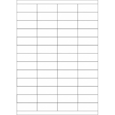 Print etikety 52.5x21.2mm biele
