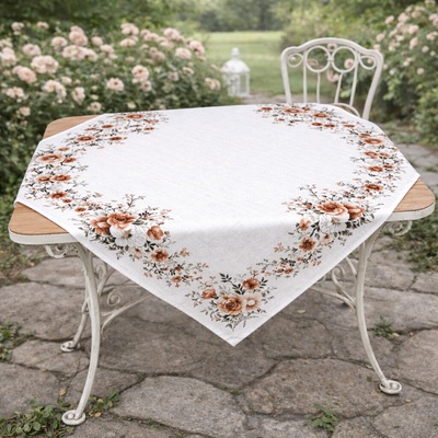 RAEBEL Jemný obrus s kvietkami 6090 MIX Polyester 85x85 cm