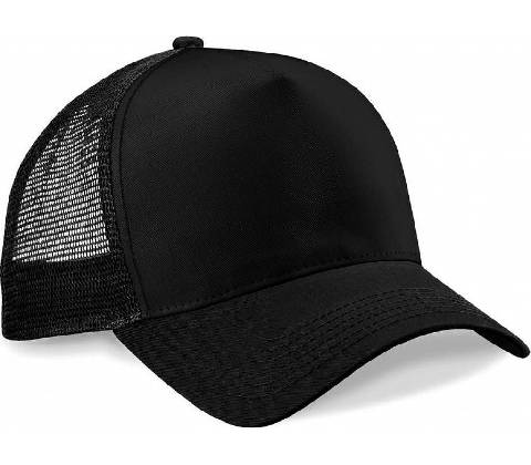 Beechfield Snapback Trucker ČIERNA