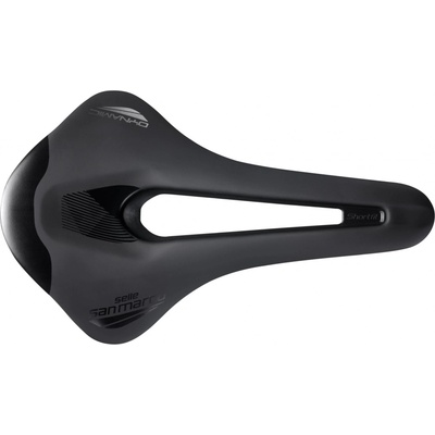 Selle San Marco Shortfit 2.0 Open-Fit Comfort Dynamic Wide černé
