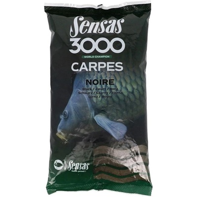 Sensas Kŕmenie 3000 Carpes Noir 1kg