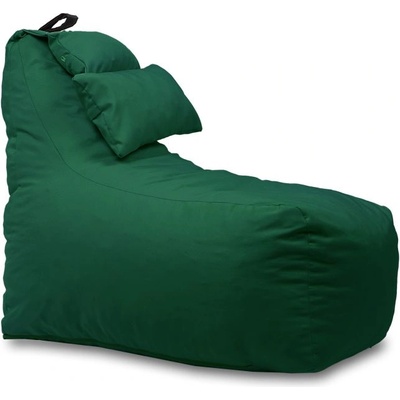 Pufrelax Пуф фотьойл и декортивна възглавница Mirraggio, за открито, Зелен