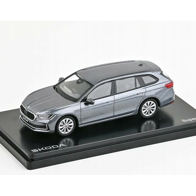 Abrex Škoda Superb IV Combi 2023 Šedá Graphite Metalíza 1:43