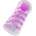 Pretty Love Fantasy Male Masturbator with Internal Spiral & Balls Transparent