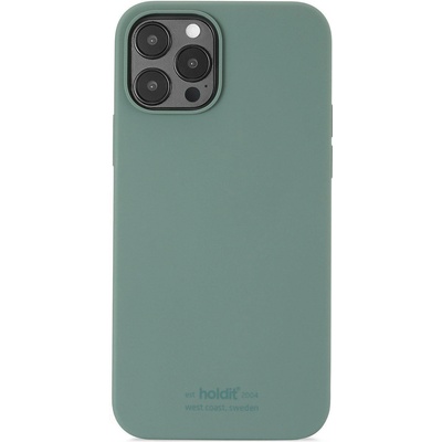 Holdit Гръб Holdit Silicone Case за iPhone 12/12 Pro - Зелен (7330985147876)