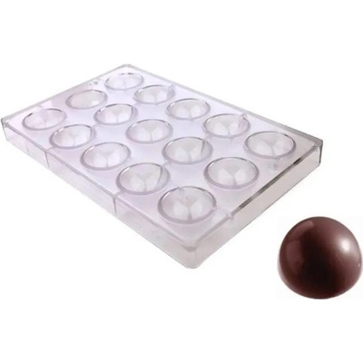 Dortisimo Plastová forma na čokoládu Polokoule 3 cm