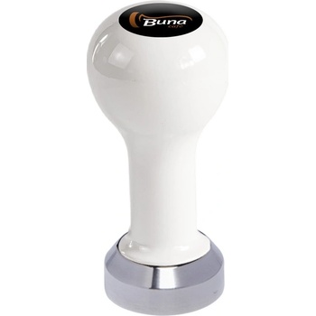 Buna Café tamper kov biely, TP, nerez mat, plochý 41 mm