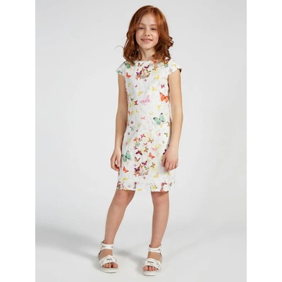 Guess Рокля с къс ръкав покрита с пеперуди Guess