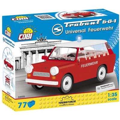 COBI 24555 Youngtimer Trabant 601 Universal Feuerwehr 1: 35
