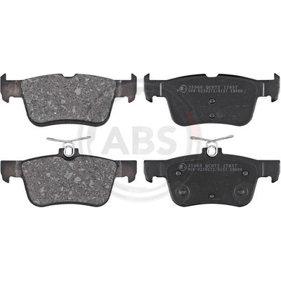 Sada brzdových platničiek kotúčovej brzdy A.B.S. 35060