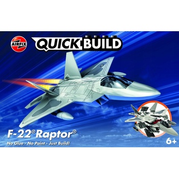 AIRFIX Quick Build letadlo J6005 Lockheed Martin Raptor