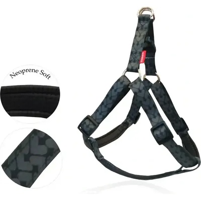 Неопренов нагръдник за куче cuori grigi 2 размера (32773)