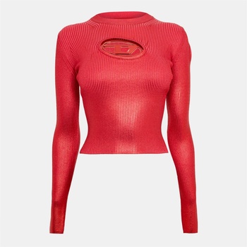 Diesel Суичър Diesel Women's Valary Lined Hoodie - Paprika