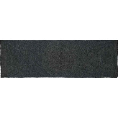 vidaXL Килими за помещение Тъмносиво 80 x 200 cm юта (42010556)