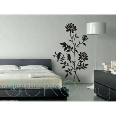 Флорален елемент с птици (3087)