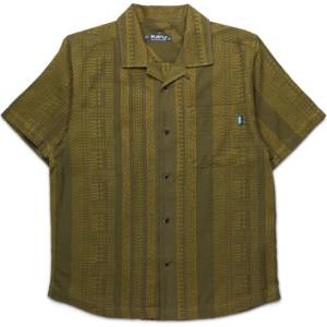 KAVU Мъжка риза с копчета Kavu Castaway Shirt - Kelp Dobby (033-3151-0111)